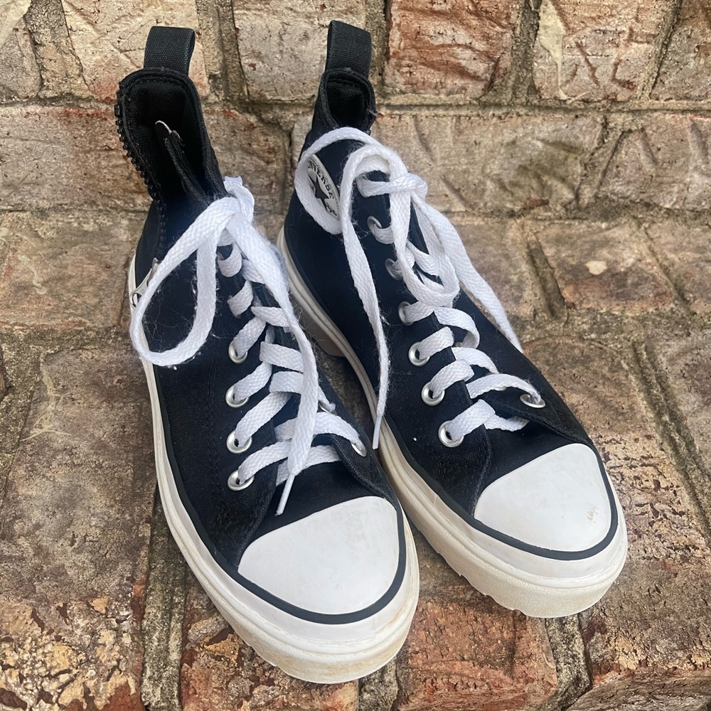 Converse Kids Black and White Sneakers